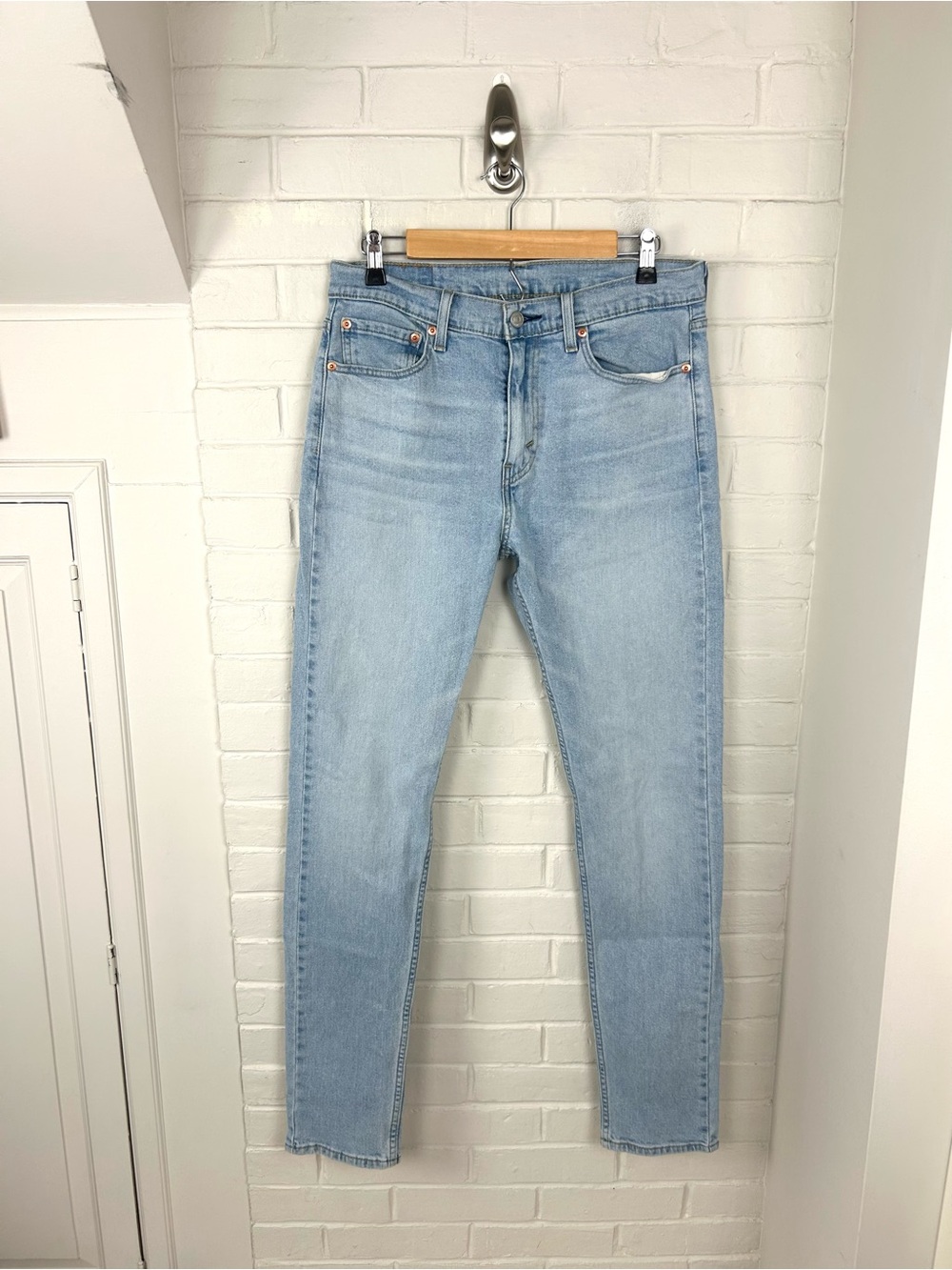 Levi’s Men’s Light Wash Skinny/Slim Jeans Size W32 L34